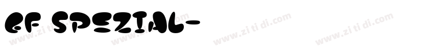 gf spezial字体转换